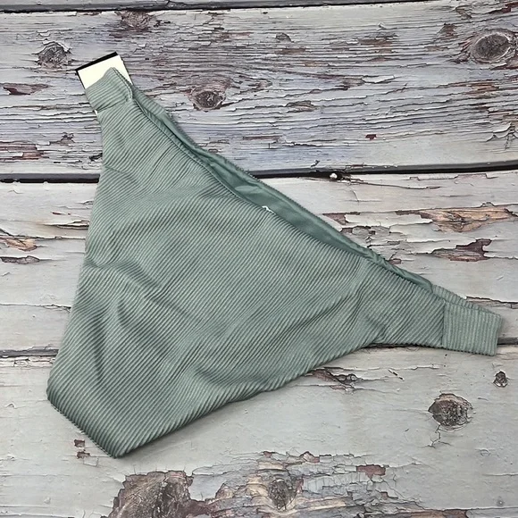 🆕NWT RVCA Salt Wash Mid Rise Medium Coverage Bikini Bottom Size Large - Picture 5 of 10